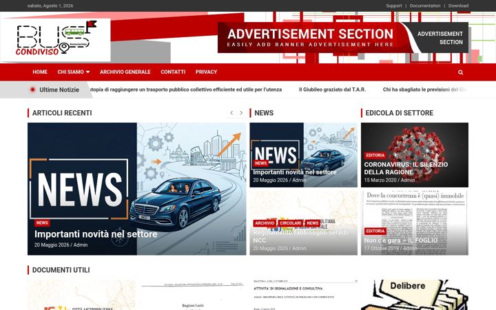 Screenshot of bus-condiviso.it