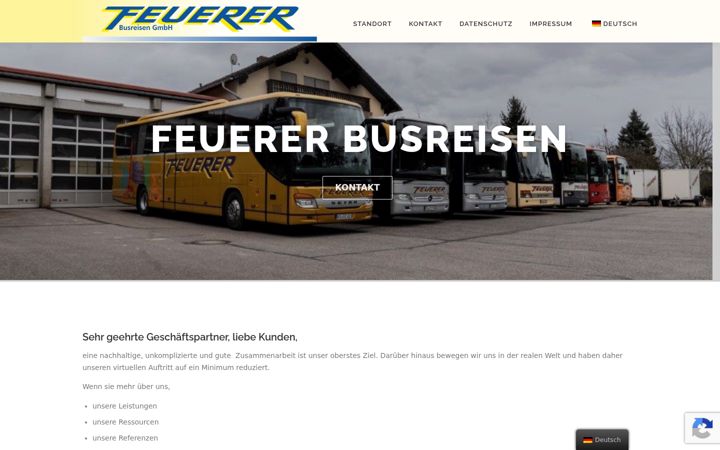 Screenshot of bus-feuerer.com