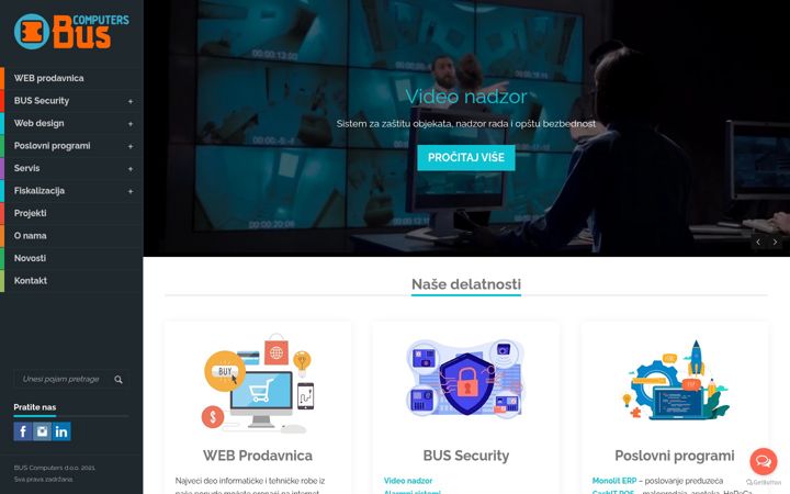 Screenshot of bus.co.rs