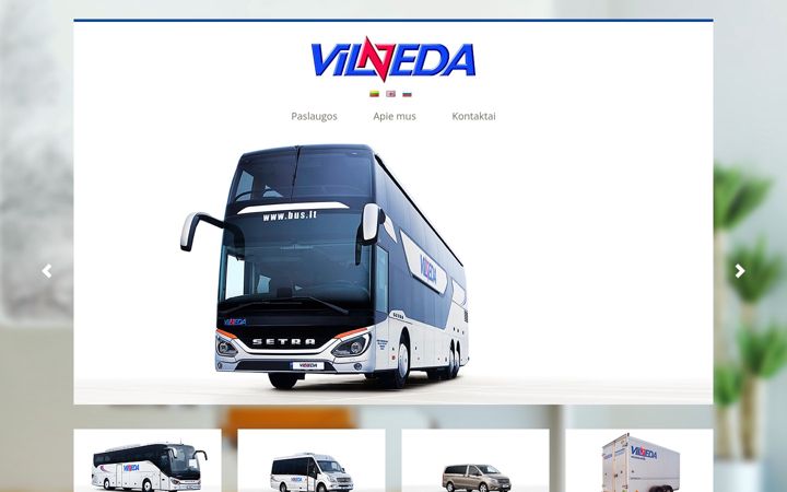 Screenshot of bus.lt