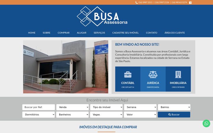 Képernyőkép: busaassessoria.com.br