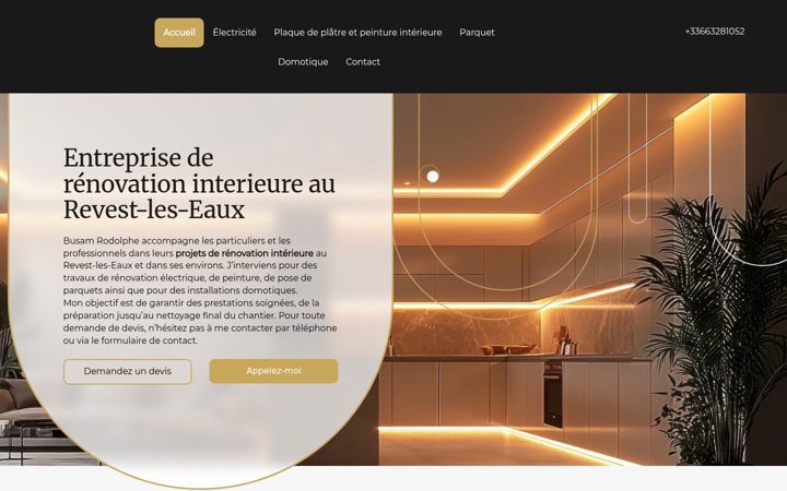 Screenshot of busamrenov.fr