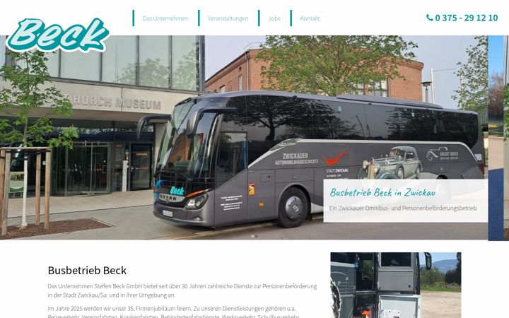 Screenshot of busbetrieb-beck.de