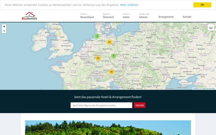 Screenshot of busbetten.de
