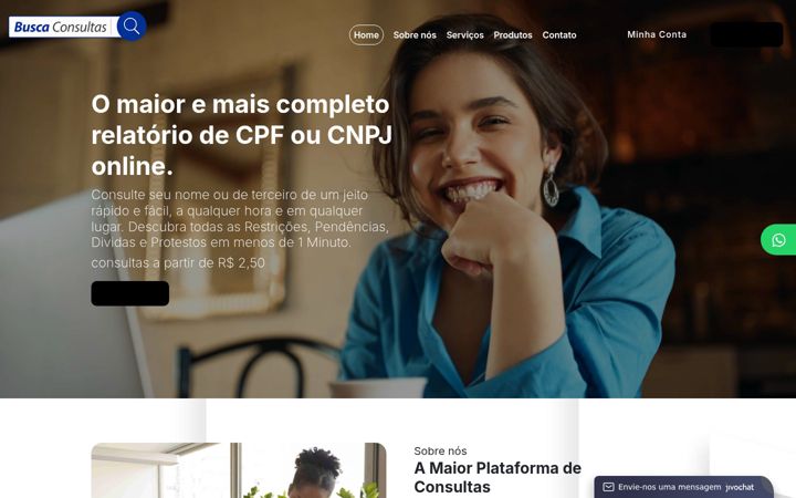 Screenshot of buscaconsultas.com.br