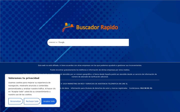 Screenshot of buscador-rapido.com