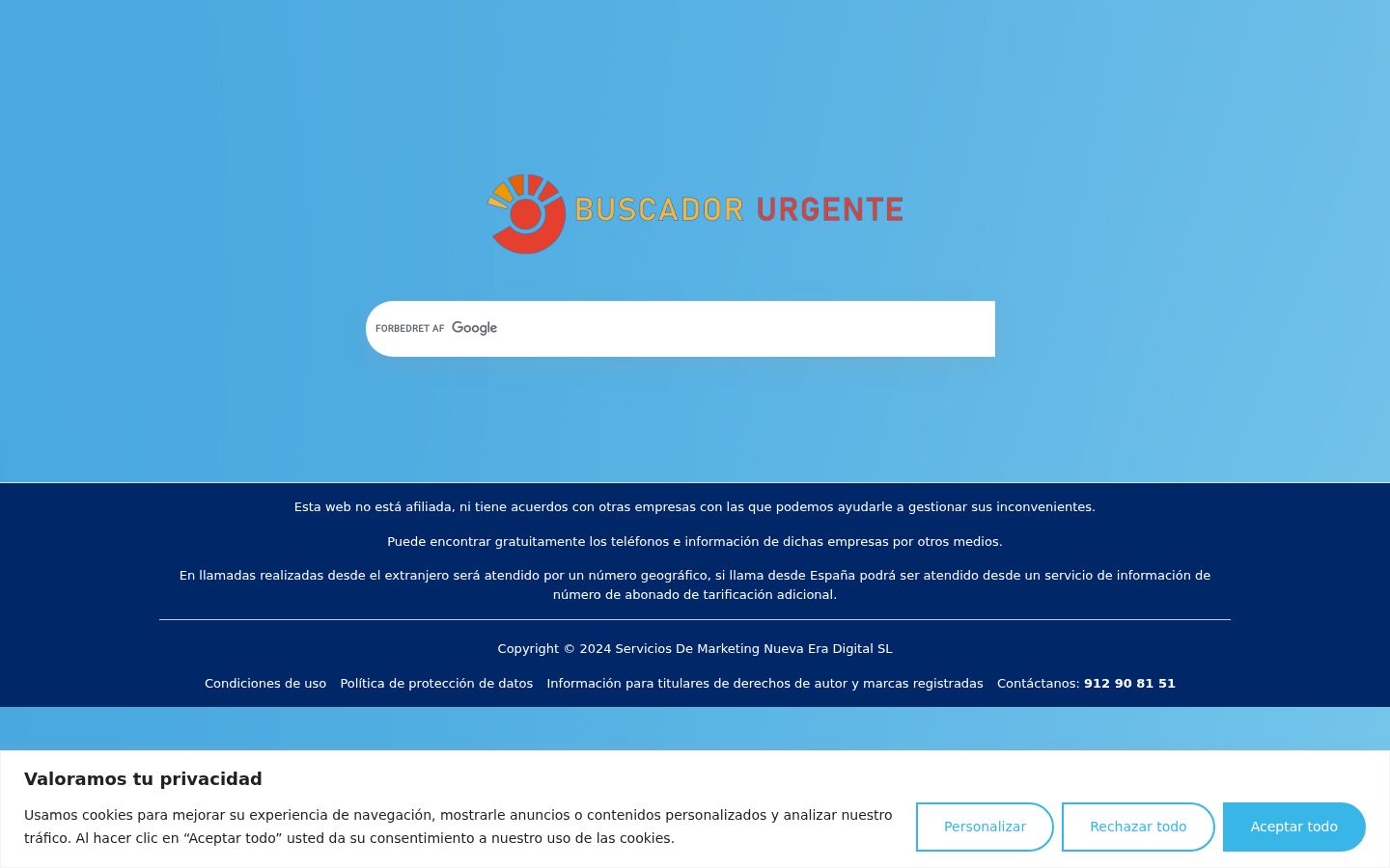Snímka obrazovky banera súhlasu zobrazeného pred akoukoľvek interakciou