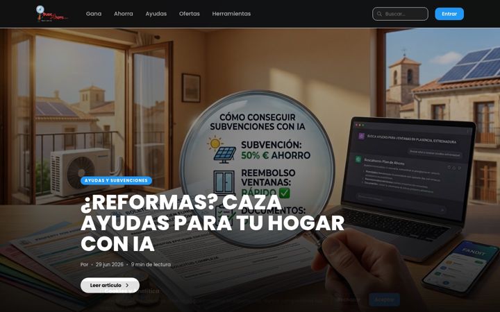 Screenshot of buscahorro.com