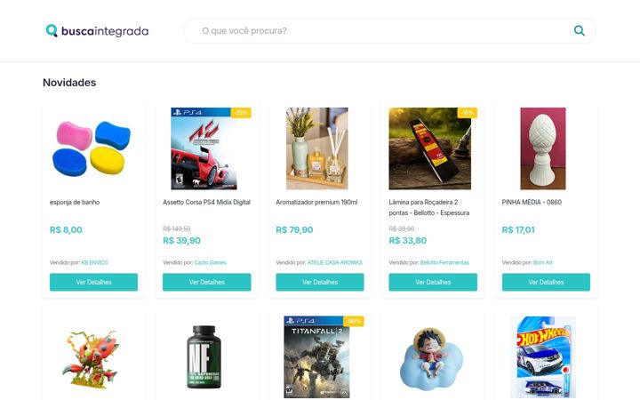 Screenshot of buscaintegrada.com.br
