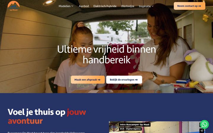 Ekrano kopija buscamperopmaat.nl