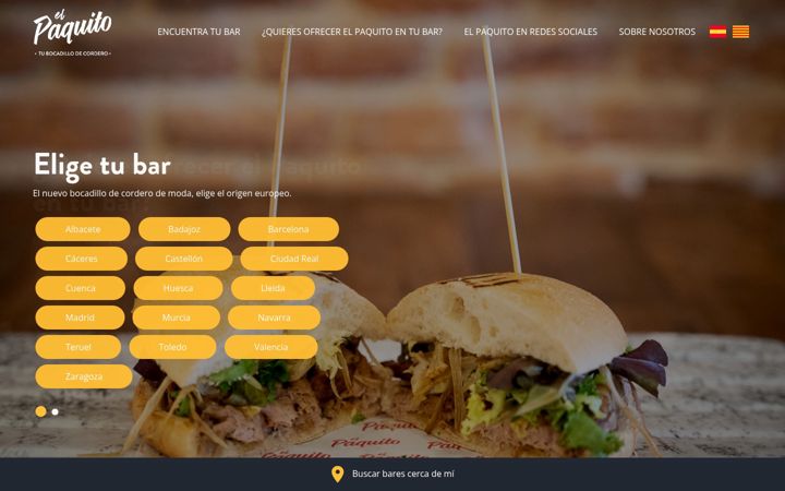 Screenshot of buscandoapaquito.com