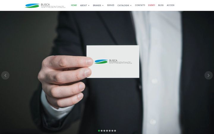 Screenshot of buscarappresentanze.com