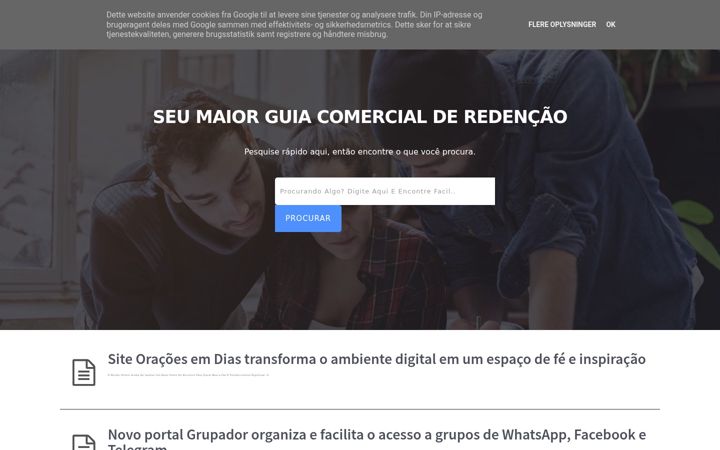 Screenshot of buscaredencao.com.br