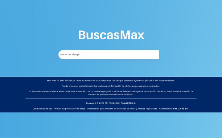 Screenshot of buscasmax.com