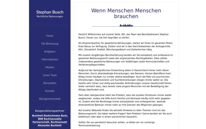 Zrzut ekranu busch-berufsbetreuer.de