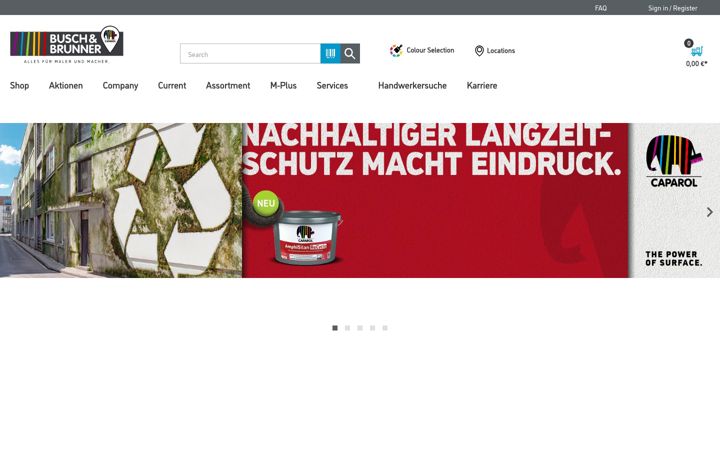 Zrzut ekranu busch-brunner.de