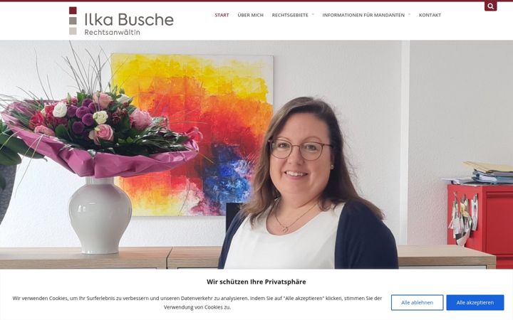 Screenshot of busche-recht.de