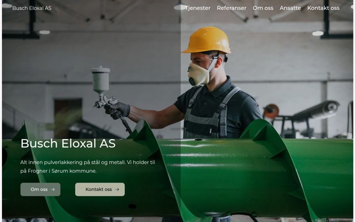 Screenshot of buscheloxal.no