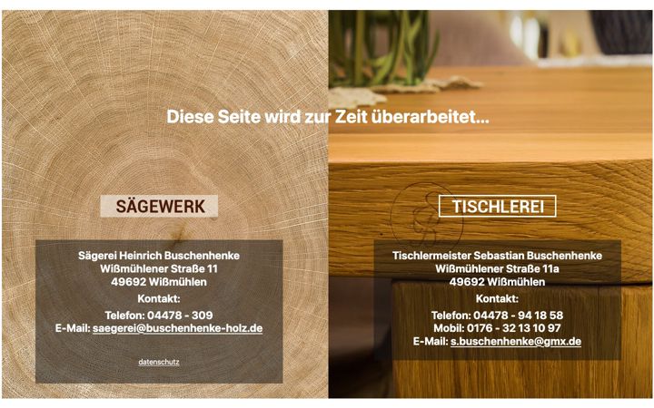 Screenshot of buschenhenke-holz.de