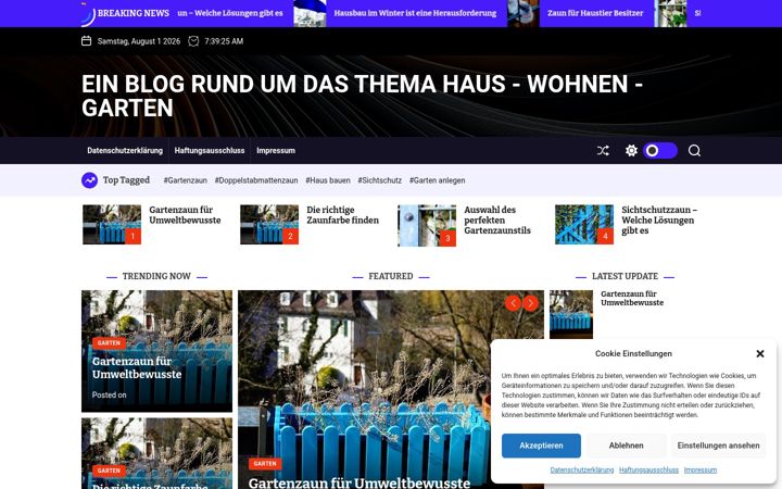 Screenshot ta' busching-garten.de
