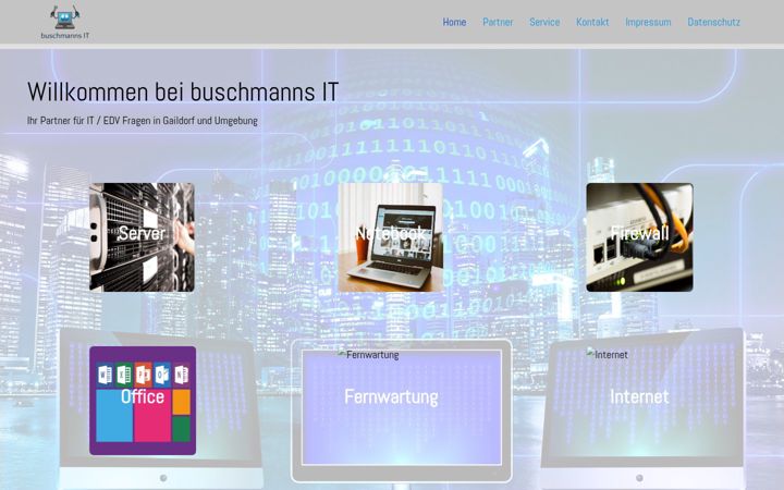 Screenshot of buschmanns.de