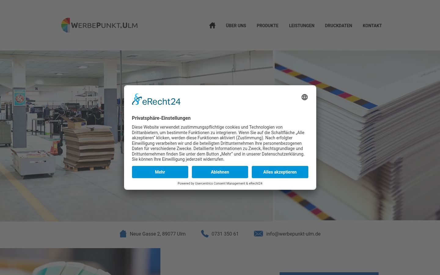 Sutikimo reklamjuostės, rodytos prieš bet kokią sąveiką, ekrano kopija