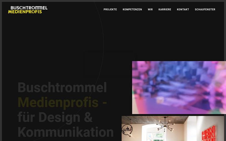 Screenshot ta' buschtrommel.de