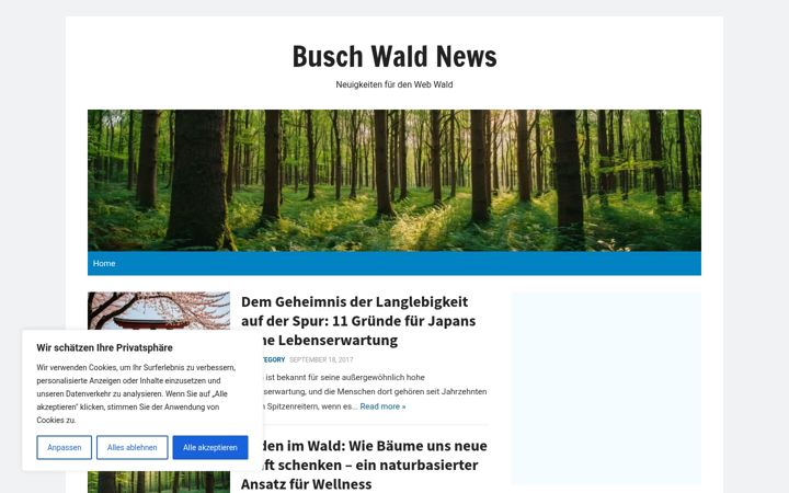 Screenshot of buschwaldnews.altervista.org