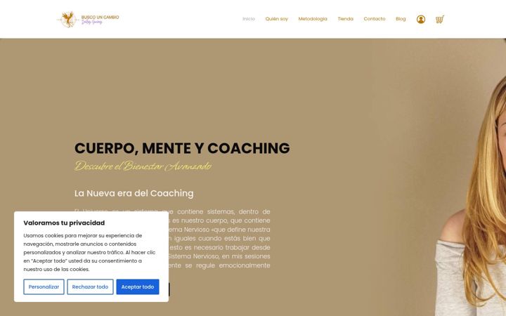 Screenshot of buscouncambio.com