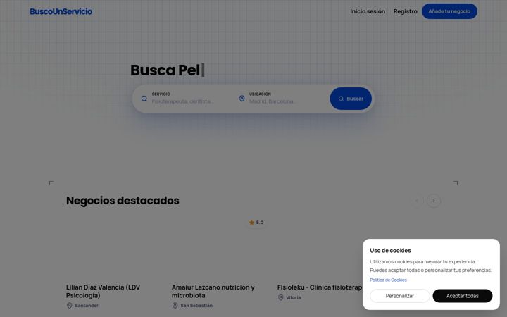 Screenshot of buscounservicio.es