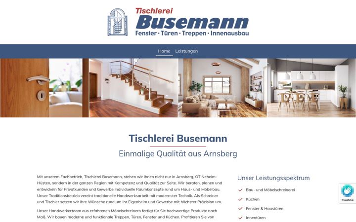 Screenshot of busemann-tischlerei.de
