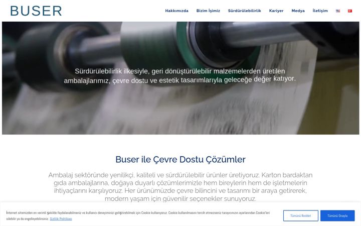 Screenshot of buserambalaj.com