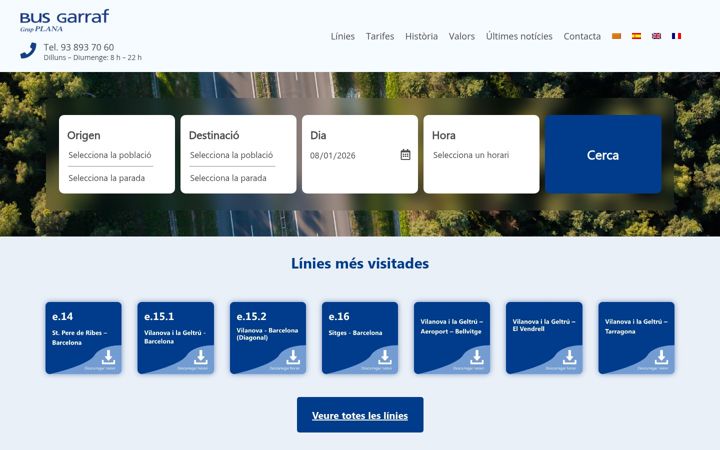 Screenshot of busgarraf.cat