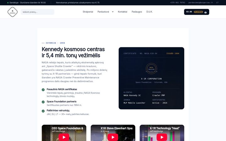 Kuvakaappaus sivustosta busgeriau.lt