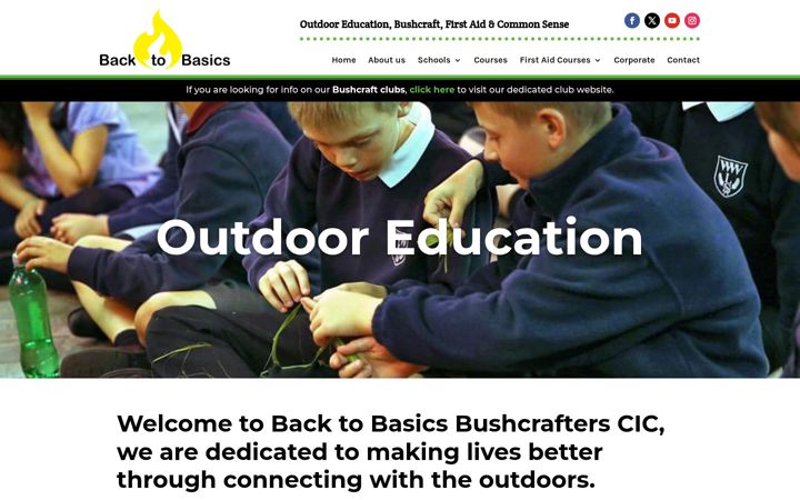 Screenshot of bushcrafters.org.uk