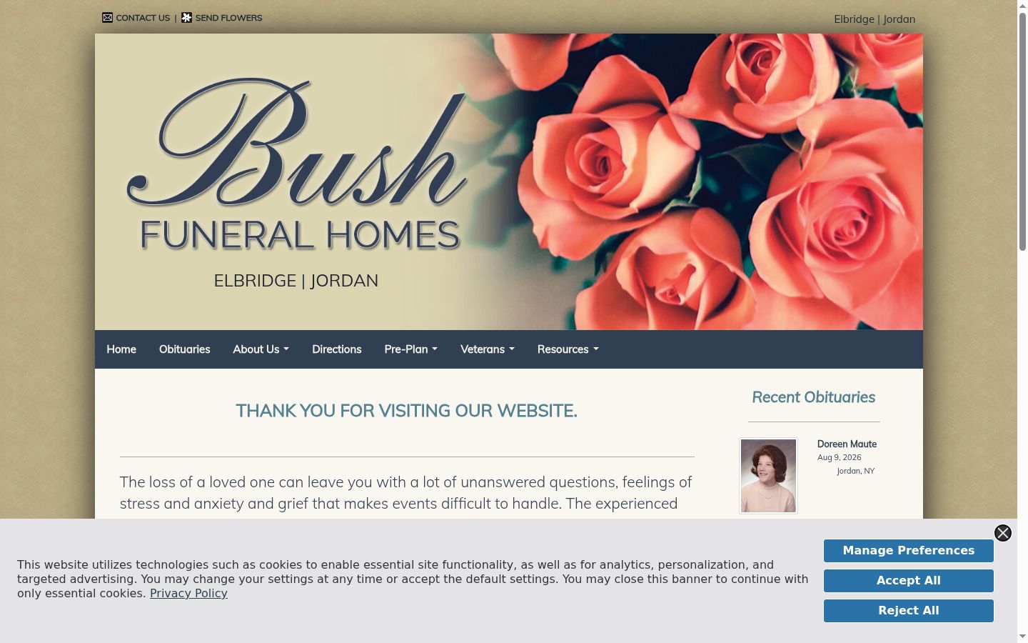 Screenshot tal-banner tal-kunsens muri qabel kwalunkwe interazzjoni