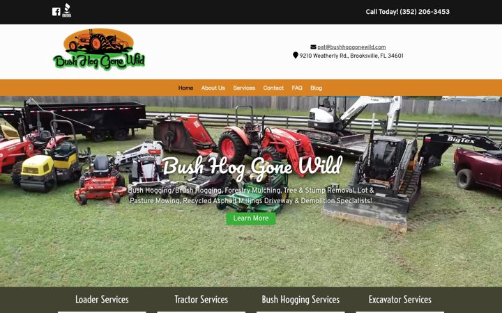 Screenshot of bushhoggonewild.com