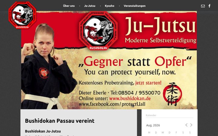 Screenshot of bushidokan.de