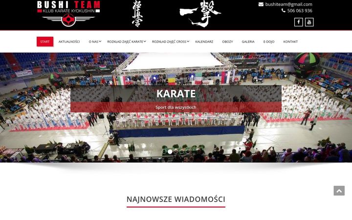 Screenshot of bushiteam.pl