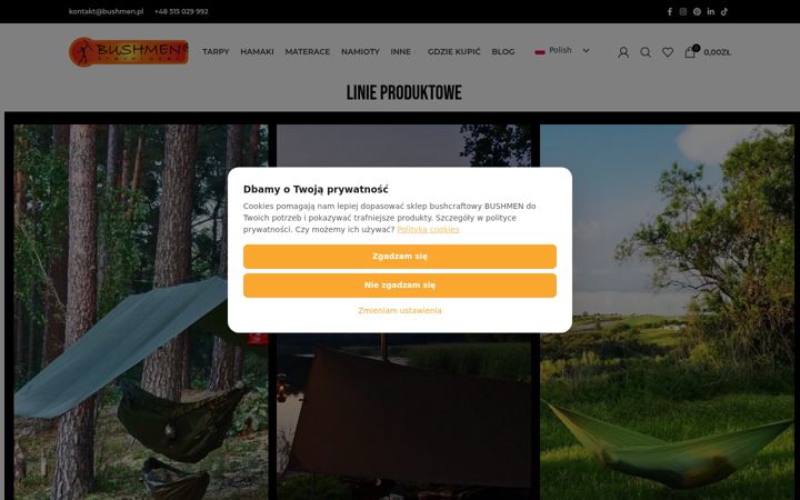 Skärmbild av bushmen.pl