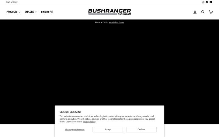 Skjámynd af bushranger.com.au