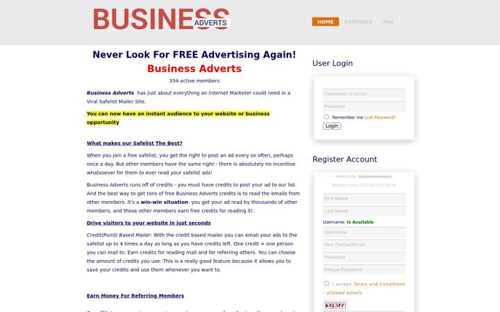 Screenshot of business-adverts.com