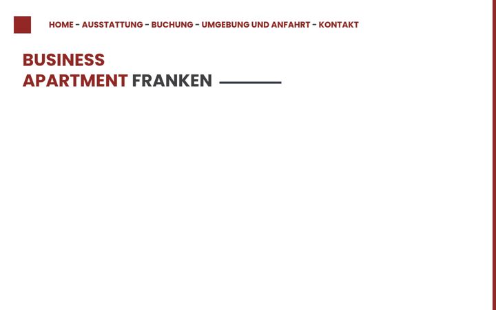 Screenshot of business-apartment-franken.de