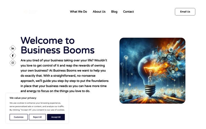 Screenshot of business-booms.com