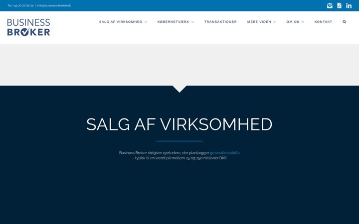 Screenshot of business-broker.dk