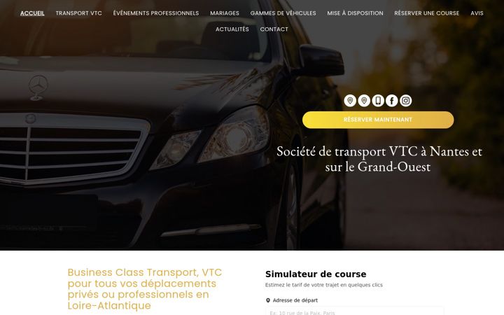 Screenshot of business-class-transport.fr