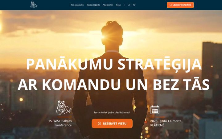 Screenshot of business-conference.eu