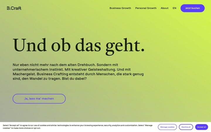 Skærmbillede af business-crafting.de