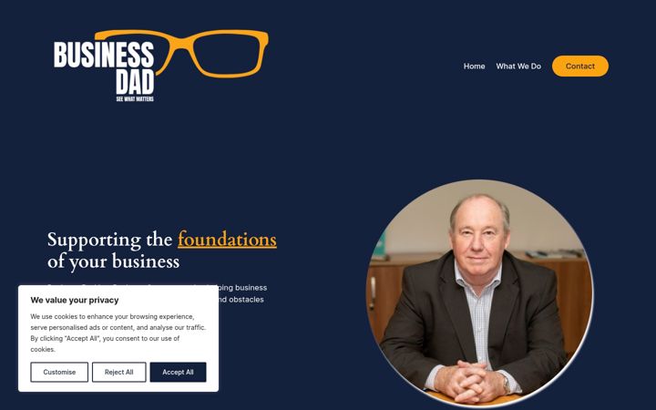 Screenshot of business-dad.co.uk