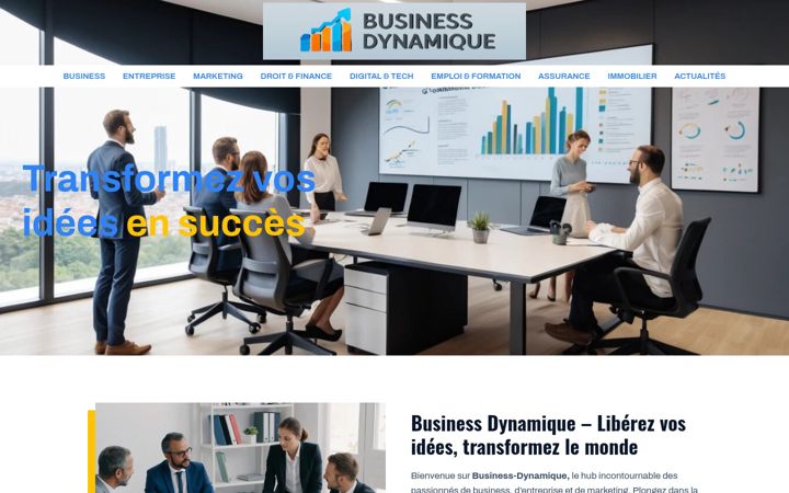 Screenshot of business-dynamique.com